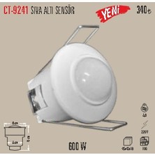 Cata CT-9241 Siva Alti Sensör