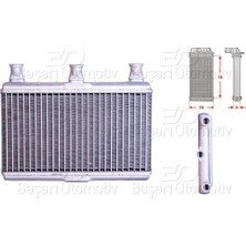 Wisco 5 520 D 520 I 523 I Touring 530 I 2001 Sonrası Kalorifer Radyatörü Brazing 140X260 mm