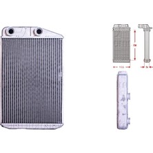 Wisco Kalorıfer Radyatoru Brazıng 230X165 mm Cıtroen Jumper Box 2.2 Hdı 100 110 120 130 150 Fıat Ducato 2.2 D 2.3 D 3.0 D Peugeot Boxer 2.0 3.0 Hdı 2006>