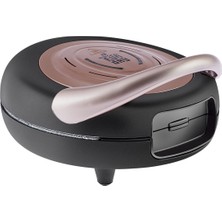 Karaca Funday Çıkarılabilir Plakalı Waffle Makinesi 1000W Rosegold