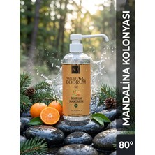 Mandarin Kolonyası 500 ml Sprey Başlıklı Bodrum Mandarinsı Ekonomik Boy %80 Alkollü