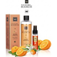 Mandarin Kolonya Ikili Set (400 ml Dökmeli + 60 ml Sprey Cep Boy) %80 Alkollü