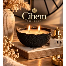 Cihem Butik Black De Lujo - Vanilya Kokulu Mum Kasesi (Tekli)
