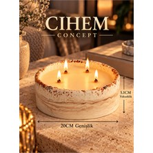 Cihem Concept Mermer Desenli Dev Boy Mum Kasesi