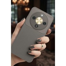 Happy Trend Honor Magic 8 Lite Uyumlu Tpu Silikon Kılıf, Ultra Slim Fit Karbon Fiber Desenli, Darbe Emici, Ince ve Hafif, Şık ve Koruyucu (Gri)