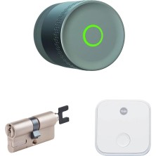 Happy Trend Linus L2 Lite Akıllı Kilit Seti Gümüş Barel ve Wi-Fi Köprüsü