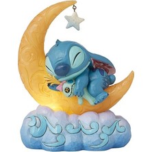 ENESCO Stitch ve Scrump On LED Moon Lisanslı Figür Biblo
