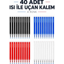 Ayb Tekstil Aksesuar 40 Adet Isı ile Uçan Kalem 4 Renk