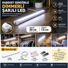 Hareket Sensürlü LED Işık 30CM Beyaz