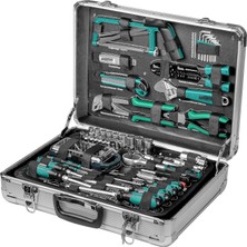 Happy Trend M 29072 Alüminyum Çantalı Alet Seti, 124 Parça