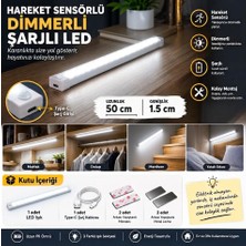 Erşah Aydınlatma Hareket Sensörlü LED Işık 50CM Beyaz