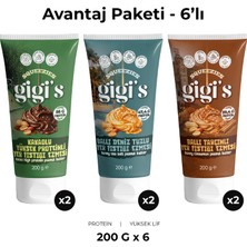 Gigis Food Gigi's Tüp Yer Fıstığı Ezmeleri Avantaj Paketi - 6'lı