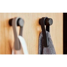 Mabelme Store Prime Loop Havlu Askısı, El Havlusu Askısı, Manyetik Havlu Klipsi, El Havluları ve Bulaşık Bezleri Için, 9 Cm, 2 Adet, Siyah