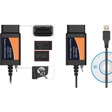 Happy Trend Bağlantılı CH340 Driver Obd2 Elm Modifiye Edilmiş Kısa Devreli Forscan Foccus Elmconfig DDT4ALL Uyumlu
