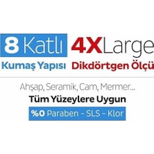 Mabelme Store Prime Çamaşır Suyu Katkılı Mopa Uyumlu Yer Temizlik Havlusu&mendili 50 Yaprak