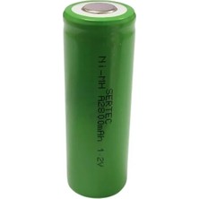 Practika Sertec Ni-Mh Şarjlı Pil 1.2V 2800 Mah A Boyut Başsız Flat Head