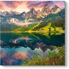 Mabelme Store Prime Dağ ve Göl Manzarası 100 x 100