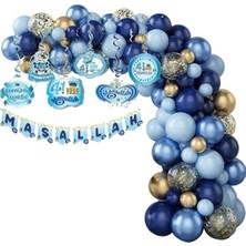 Happy Trend Mevlit Süsleme Konsept Balon Seti - 60 Parça Parti Dekorasyon Seti, 7867678