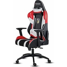 Happy Trend Cross Serisi Profesyonel Oyuncu Koltuğu, Ergonomik Tasarım, 180 Derece Ayarlanabilir Sırt Açısı, Kaliteli Sünger, 130KG Taşıma Kapasiteli Oyuncu Sandalyesi (Kırmızı)