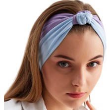 Happy Trend Için Saç Bantları Düğümlü Kaymaz Esnek Kafa Bantları Spor Saç Bantları Iki Renk Headwrap Yoga Egzersiz