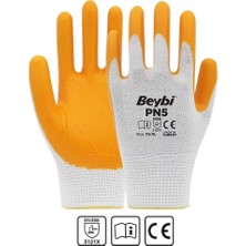 Happy Trend Polyester Örme Nitril Iş Bahçe Eldiveni - No:10 Xl (Büyük Boy) - 1 Çift