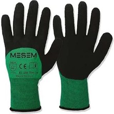 Happy Trend EL250 Yeşil-Siyah Soft Latex Iş Eldiveni 10 Numara,1 Çift