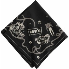 Happy Trend Pamuk Bandana Fular, Tek Ebat, 004D700000, Siyah, Kadın