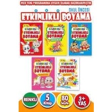 Happy Trend Yaş Eğitici Etkinlikli Boyama Seti - 5 Kitap