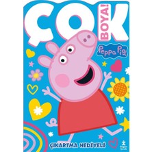 Happy Trend Pig - Çok Boya! Çıkartmalı Dev Boyama Kitabı