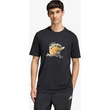 adidas Popcorn Erkek Siyah T-Shirt.-