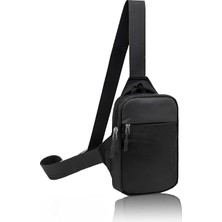 Happy Trend A Dos Unisex Siyah Suya Dayanıklı Çapraz Askılı Bel Omuz Çanta Göğüs Bodybag, Impertex Kumaş, Çapraz Askılı Çanta, Göğüs Çantası,