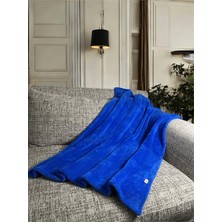 Happy Trend Köpek Battaniyesi – Wellsoft Kumaş, Yumuşak ve Yıkanabilir (Kraliyet Mavisi, 60 x 80)