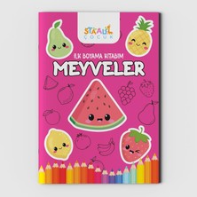 Happy Trend Boyama Kitabım - Meyveler