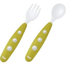 Happy Trend Na 255047 Bebek Mini Çatal Kaşık Seti, Sarı