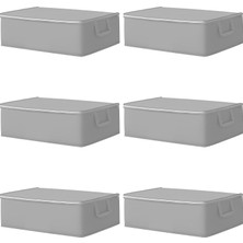 Happy Trend 6 Adet Hurç Seti Büyük Boy Baza Altı Çekyat Düzenleyeci Çeyiz Bohçası 64 x 45 x 22