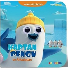 Happy Trend Çocuk - Kaptan Pengu ve Arkadaşları - Oynar Gözlü Kitap