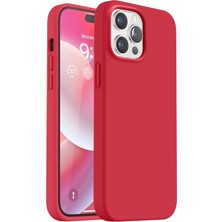 Happy Trend 17 Pro Max & 18 Pro Max ile Uyumlu Içi Kadife Lansman Silikon Kılıf – Kamera Korumalı, Darbe Emici, Premium Yumuşak Kapak Pudra