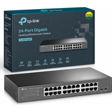 Happy Trend TL-SG1024D Gigabit Masaüstü Anahtar, Siyah, 24'lü