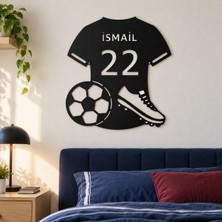 Ala Design Kişiye Özel Futbol Forması Temalı Ahşap Duvar Tablosu