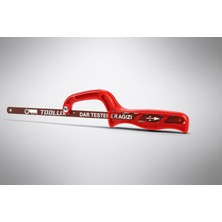 Happy Trend Mini Demir Testere, 30 cm Değiştirilebilir Bıçaklı, Plastik Saplı, Ahşap, Pvc, Metal, Plastik Kesimi, Dar Alanlar Için, MDT300, Hafif Kesme Aleti, Çok Amaçlı, El Testeresi