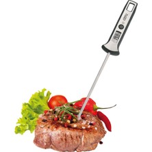 Happy Trend Dijital Pişirme Termometresi, Dijital LCD Sıcaklık Göstergeli Mutfak Termometresi, Izgara Termometresi, Paslanmaz Çelik Ölçüm Sensörü