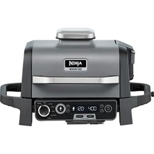 Happy Trend Woodfire Elektrikli Bbq Grill Smoker, 2400W, 7 Pişirme Fonksiyonu, Izgara, Smoker, Air Fry, Kızartma, Pişirmek, Yeniden Isıtma, Dehidrat, LED Gösterge, Tütsüleme
