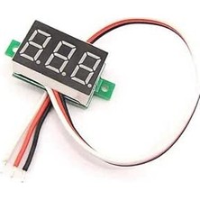 Happy Trend Mini Dijital Voltmetre Dc 0-100V 0.28 Inç Kırmızı
