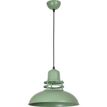 Mabelme Store Prime Fer Avize Fener Modern Tasarım Sıvama Sarkıt Metal Yeşil Sarkıt Renk Cafe - Mutfak Tekli Avize