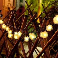 Happy Trend Peri 30LED 4mt 8 Mod Güneş Enerjili Bahçe Aydınlatma Dekorasyon Günışığı