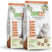 Happy Trend L Doğal Kedi Kumu (Zeytin Çekirdeklerinden Üretilmiş Kedi Kumu)