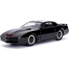 Happy Trend Toys 253252000 Knight Rider K.ı.t.t. - 1982 Pontiac Trans Model Araba, 1:32, Detaylı Iç, Açılış Kapıları, Siyah
