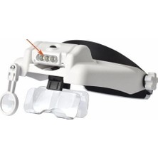 Royaleks Nikula-3 LED Lambalı Şapka Tıp Büyüteç 3lensli- MG81000S