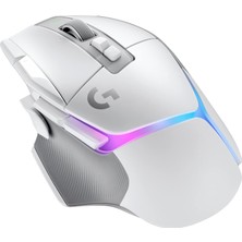 Happy Trend Kablosuz Oyun Mouse'u, Lıghtsync Rgb Aydınlatma, Lıghtforce Hibrit Anahtarlı Optik Mouse, Hero 25K Oyun Sensörü, Macos, Windows ve Pc ile Uyumlu, Beyaz
