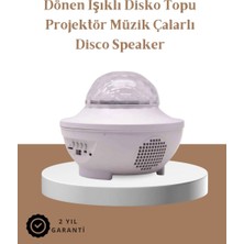 Royaleks Müzik Ritimli Işık Değişimi & Dönen Dalga Efekti - Galaxy Projektör